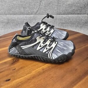 Kids Water Shoes Size 35 Gray & Black Beach Pool Swim Surf‎ Quick Dry Size 4